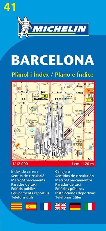 BARCELONA - PLANO MICHELIN 41 ED.07 | 9782067127678 | Varios autores | Librería Castillón - Comprar libros online Aragón, Barbastro