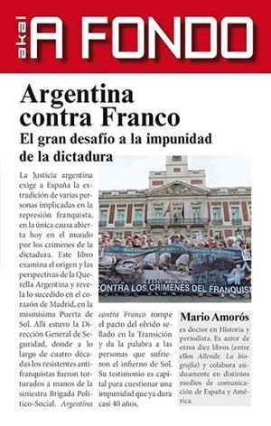 Argentina contra Franco | 9788446039785 | Amorós Quiles, Mario | Librería Castillón - Comprar libros online Aragón, Barbastro