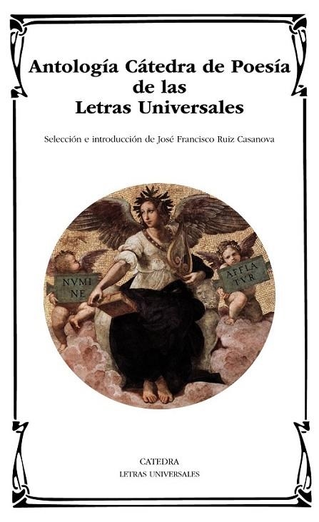 Antología Cátedra de Poesía de las Letras Universales | 9788437632964 | Varios Autores | Librería Castillón - Comprar libros online Aragón, Barbastro