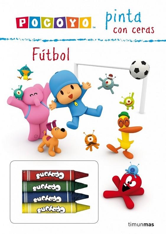 Pocoyó pinta con ceras. Fútbol | 9788408125167 | Zinkia Entertainment, S. A. | Librería Castillón - Comprar libros online Aragón, Barbastro