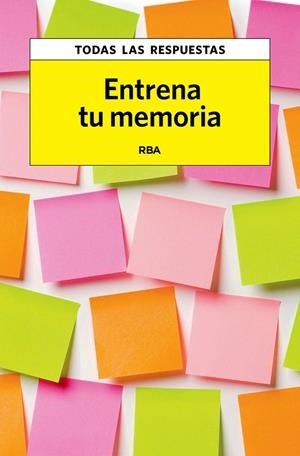 Entrena tu memoria - Todas las respuestas | 9788490561249 | VV.AA. | Librería Castillón - Comprar libros online Aragón, Barbastro