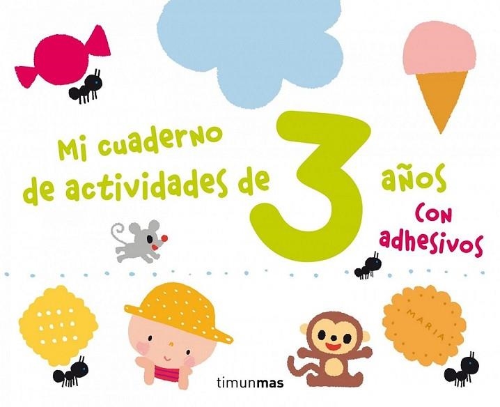 Mi cuaderno de actividades de 3 años | 9788408125174 | VV.AA. | Librería Castillón - Comprar libros online Aragón, Barbastro