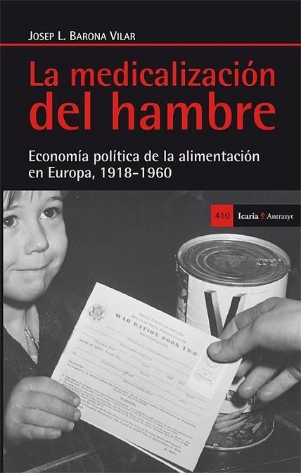 La medicalización del hambre | 9788498885828 | Barona Vilar, Josep L. | Librería Castillón - Comprar libros online Aragón, Barbastro