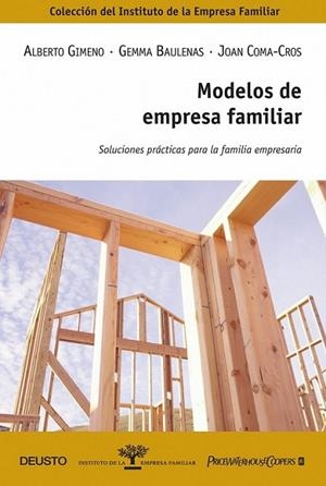 MODELOS DE EMPRESA FAMILIAR | 9788423426904 | ALBERTO GIMENA, GENMA | Librería Castillón - Comprar libros online Aragón, Barbastro