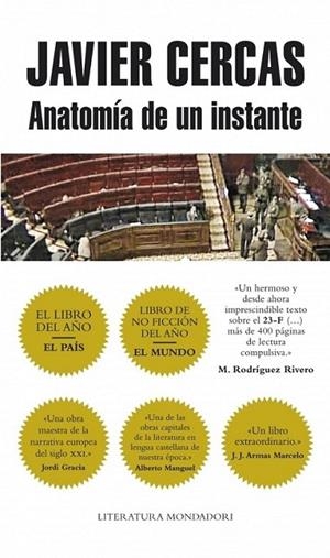ANATOMÍA DE UN INSTANTE (rústica) | 9788439723127 | CERCAS, JAVIER | Librería Castillón - Comprar libros online Aragón, Barbastro