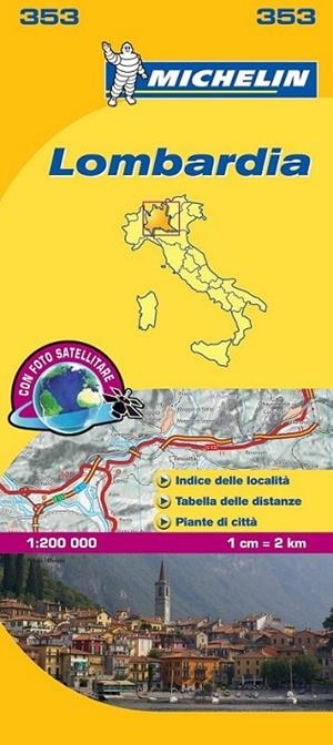 MAPA MICHELIN 353 LOMBARDIA - LOCAL ITALIA | 9782067126619 | MICHELIN | Librería Castillón - Comprar libros online Aragón, Barbastro