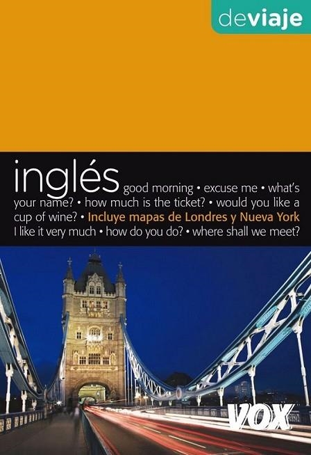 INGLÉS DE VIAJE | 9788471538598 | VOX | Librería Castillón - Comprar libros online Aragón, Barbastro
