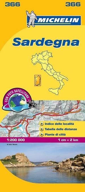 MAPA MICHELIN 366 SARDEGNA / CERDEÑA - LOCAL ITALIA | 9782067127296 | MICHELIN | Librería Castillón - Comprar libros online Aragón, Barbastro