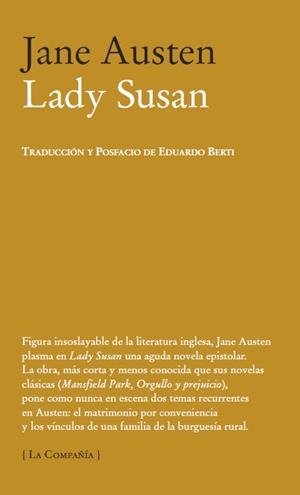 LADY SUSAN | 9788483930687 | AUSTEN, JANE | Librería Castillón - Comprar libros online Aragón, Barbastro