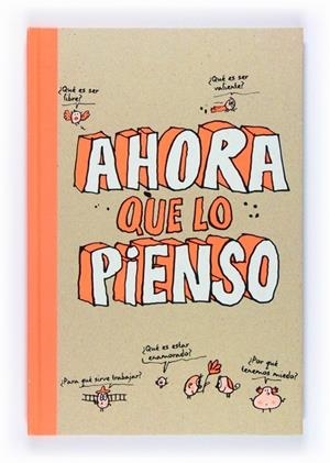 AHORA QUE LO PIENSO | 9788467541434 | BRENIFIER, OSCAR | Librería Castillón - Comprar libros online Aragón, Barbastro