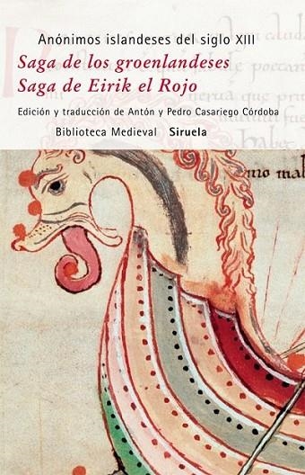 SAGA DE LOS GROENLANDESES / SAGA DE EIRIK EL ROJO | 9788498414042 | ANONIMO | Librería Castillón - Comprar libros online Aragón, Barbastro