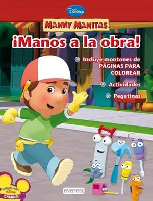 MANNY MANITAS : ¡MANOS A LA OBRA! LIBRO DE COLOREAR Y ACTIVIDADES GIGANTE CON PEGATINAS | 9788444163475 | WALT DISNEY COMPANY | Librería Castillón - Comprar libros online Aragón, Barbastro