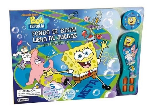 BOB ESPONJA : FONDO DE BIKINI : LIBRO DE JUEGOS ELECTRÓNICO | 9788444165974 | WATERS, CORAL | Librería Castillón - Comprar libros online Aragón, Barbastro