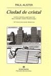 CIUDAD DE CRISTAL | 9788433975485 | AUSTER, PAUL | Librería Castillón - Comprar libros online Aragón, Barbastro