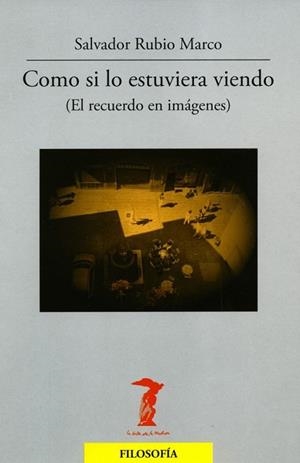 COMO SI LO ESTUVIERA VIENDO | 9788477749349 | RUBIO MARCO, SALVADOR | Librería Castillón - Comprar libros online Aragón, Barbastro