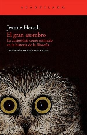 GRAN ASOMBRO, EL | 9788492649778 | HERSCH, JEANNE | Librería Castillón - Comprar libros online Aragón, Barbastro