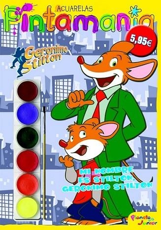 PINTAMANÍA ACUARELA GERONIMO STILTON | 9788408098836 | STILTON, GERONIMO | Librería Castillón - Comprar libros online Aragón, Barbastro