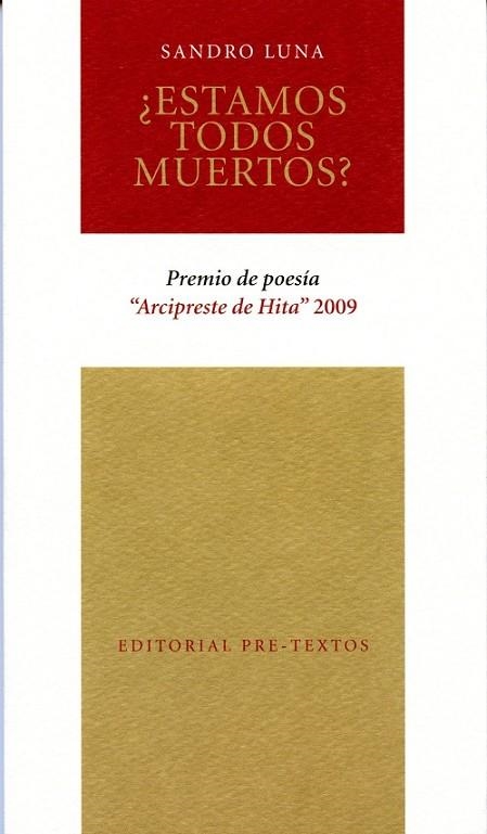 ¿ESTAMOS TODOS MUERTOS? | 9788492913350 | LUNA, SANDRO | Librería Castillón - Comprar libros online Aragón, Barbastro