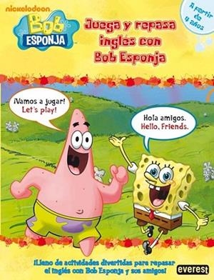 JUEGA Y REPASA INGLÉS CON BOB ESPONJA : NIVEL 1 | 9788444167060 | NICKELODEON | Librería Castillón - Comprar libros online Aragón, Barbastro