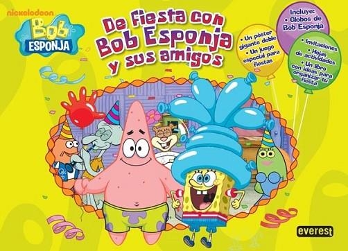 DE FIESTA CON BOB ESPONJA : MALETÍN DE ACTIVIDADES | 9788444167084 | NICKELODEON | Librería Castillón - Comprar libros online Aragón, Barbastro