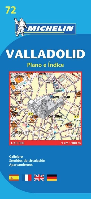MAPA VALLADOLID PLANO PLEGADO MICHELIN 19072 | 9782067158474 | MICHELIN | Librería Castillón - Comprar libros online Aragón, Barbastro
