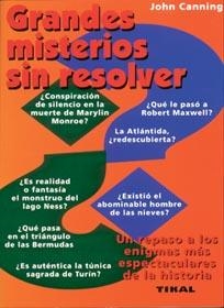 Grandes misterios sin resolver. | 9788430580033 | John Canning. | Librería Castillón - Comprar libros online Aragón, Barbastro
