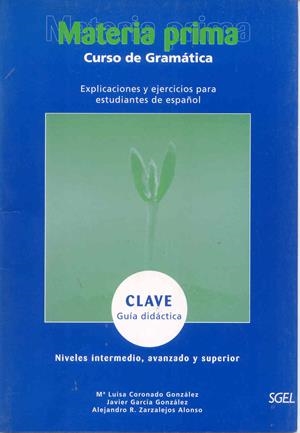 MATERIA PRIMA CLAVE NIVEL MEDIO | 9788471435910 | CORONADO GONZALEZ, MARIA LUISA | Librería Castillón - Comprar libros online Aragón, Barbastro