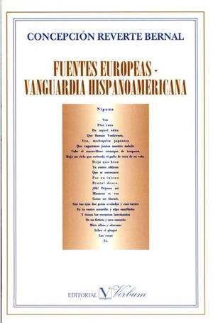FUENTES EUROPEAS VANGUARDIA HISPANOAMERICANA | 9788479621209 | REVERTE BERNAL, CONCEPCION | Librería Castillón - Comprar libros online Aragón, Barbastro