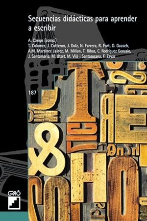 SECUENCIAS DIDACTICAS PARA APRENDER | 9788478273102 | CAMPS, A. | Librería Castillón - Comprar libros online Aragón, Barbastro