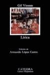 Lírica | 9788437612027 | Vicente, Gil | Librería Castillón - Comprar libros online Aragón, Barbastro