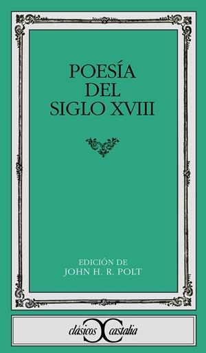 POESIA DEL SIGLO XVIII (CC 65) | 9788470392160 | VARIS | Librería Castillón - Comprar libros online Aragón, Barbastro