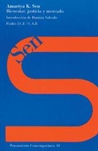 BIENESTAR JUSTICIA Y MERCADO | 9788449303623 | SEN, AMARTYA K. | Librería Castillón - Comprar libros online Aragón, Barbastro