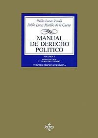 MANUAL DE DERECHO POLITICO VOL. 1 | 9788430925391 | LUCAS VERDU, PABLO | Librería Castillón - Comprar libros online Aragón, Barbastro