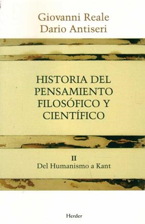 Historia del pensamiento filosófico y científico II | 9788425415890 | Reale, Giovanni/Antiseri, Dario | Librería Castillón - Comprar libros online Aragón, Barbastro