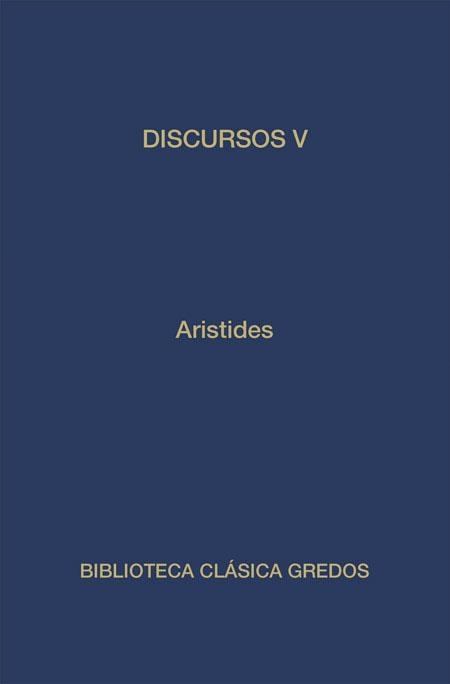 DISCURSOS V (TELA) | 9788424919948 | ARISTIDES, ELIO | Librería Castillón - Comprar libros online Aragón, Barbastro