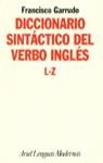 Diccionario sintáctico del verbo inglés | 9788434481053 | Garrudo Carabias, Francisco | Librería Castillón - Comprar libros online Aragón, Barbastro