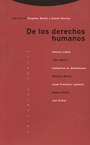 DE LOS DERECHOS HUMANOS | 9788481642216 | SHUTE, STEPHEN | Librería Castillón - Comprar libros online Aragón, Barbastro