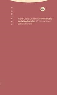 HERMENEUTICA DE LA MODERNIDAD | 9788481646740 | GADAMER, HANS-GEORG | Librería Castillón - Comprar libros online Aragón, Barbastro