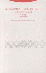 REGIMEN DEL SOLITARIO, EL | 9788481641714 | AVEMPACE | Librería Castillón - Comprar libros online Aragón, Barbastro