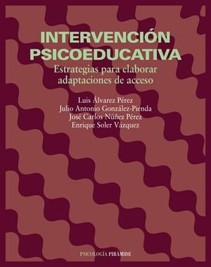 INTERVENCION PSICOEDUCATIVA | 9788436813388 | ALVAREZ PEREZ, LUIS | Librería Castillón - Comprar libros online Aragón, Barbastro