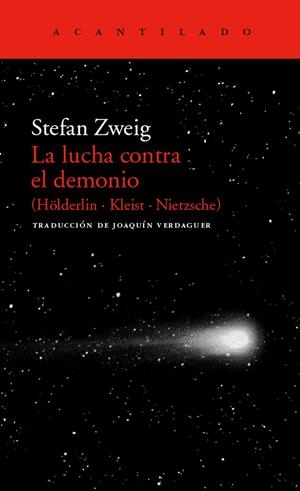 LUCHA CONTRA EL DEMONIO, LA | 9788495359049 | ZWEIG, STEFAN | Librería Castillón - Comprar libros online Aragón, Barbastro