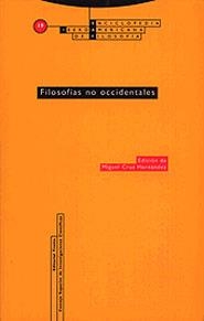 FILOSOFIAS NO OCCIDENTALES | 9788481642940 | CRUZ HERNANDEZ, MIGUEL (ED.) | Librería Castillón - Comprar libros online Aragón, Barbastro