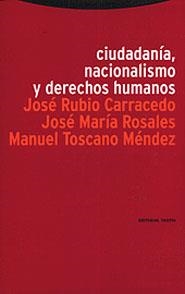 CIUDADANIA NACIONALISMO Y DERECHOS HUMANOS | 9788481642957 | RUBIO CARRACEDO, JOSE | Librería Castillón - Comprar libros online Aragón, Barbastro