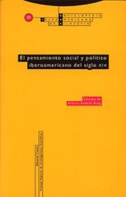 PENSAMIENTO SOCIAL Y POLITICO IBEROAMERICANO DEL S.XIX | 9788481644012 | ROIG, ARTURO ANDRES (ED.) | Librería Castillón - Comprar libros online Aragón, Barbastro