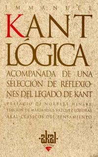 LOGICA | 9788446011125 | KANT, IMMANUEL | Librería Castillón - Comprar libros online Aragón, Barbastro