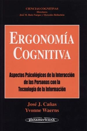 ERGONOMIA COGNITIVA | 9788479035976 | CAÑAS, JOSE J. | Librería Castillón - Comprar libros online Aragón, Barbastro