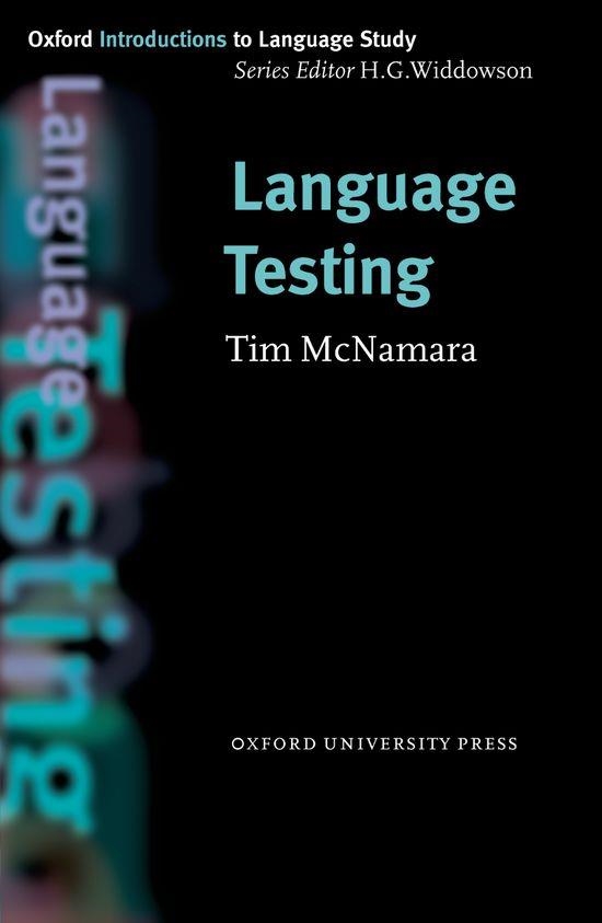 LANGUAGE TESTING | 9780194372220 | MCNAMARA, TIM | Librería Castillón - Comprar libros online Aragón, Barbastro