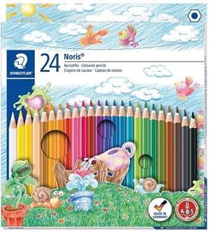 LAPIZ STAEDTLER COLOR 24 COLORES NORIS CLUB CARTON | 4007817144152 | 144NC24 | Librería Castillón - Comprar libros online Aragón, Barbastro