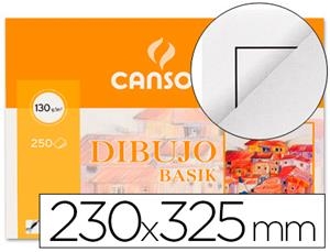 PAPEL DIBUJO LAMINA BASIK A4 CON RECUADRO 250H 130GR 230X325 MM GUARRO CANSON 200400738 | 8422714007380 | Librería Castillón - Comprar libros online Aragón, Barbastro