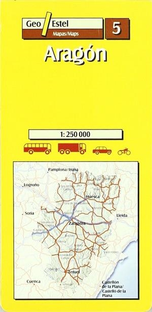 MAPA ARAGON 1:250000 | 9788495788160 | AA.VV. | Librería Castillón - Comprar libros online Aragón, Barbastro